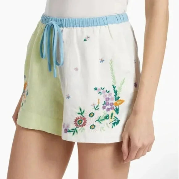 【Alemais】 Willa embroideredリネンショート WILLA EMBROIDERED SHORT – ALEMAIS